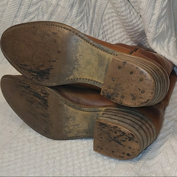 Women's Handmade Genuine Leather Cowboy Boots - Picture 4 of 12